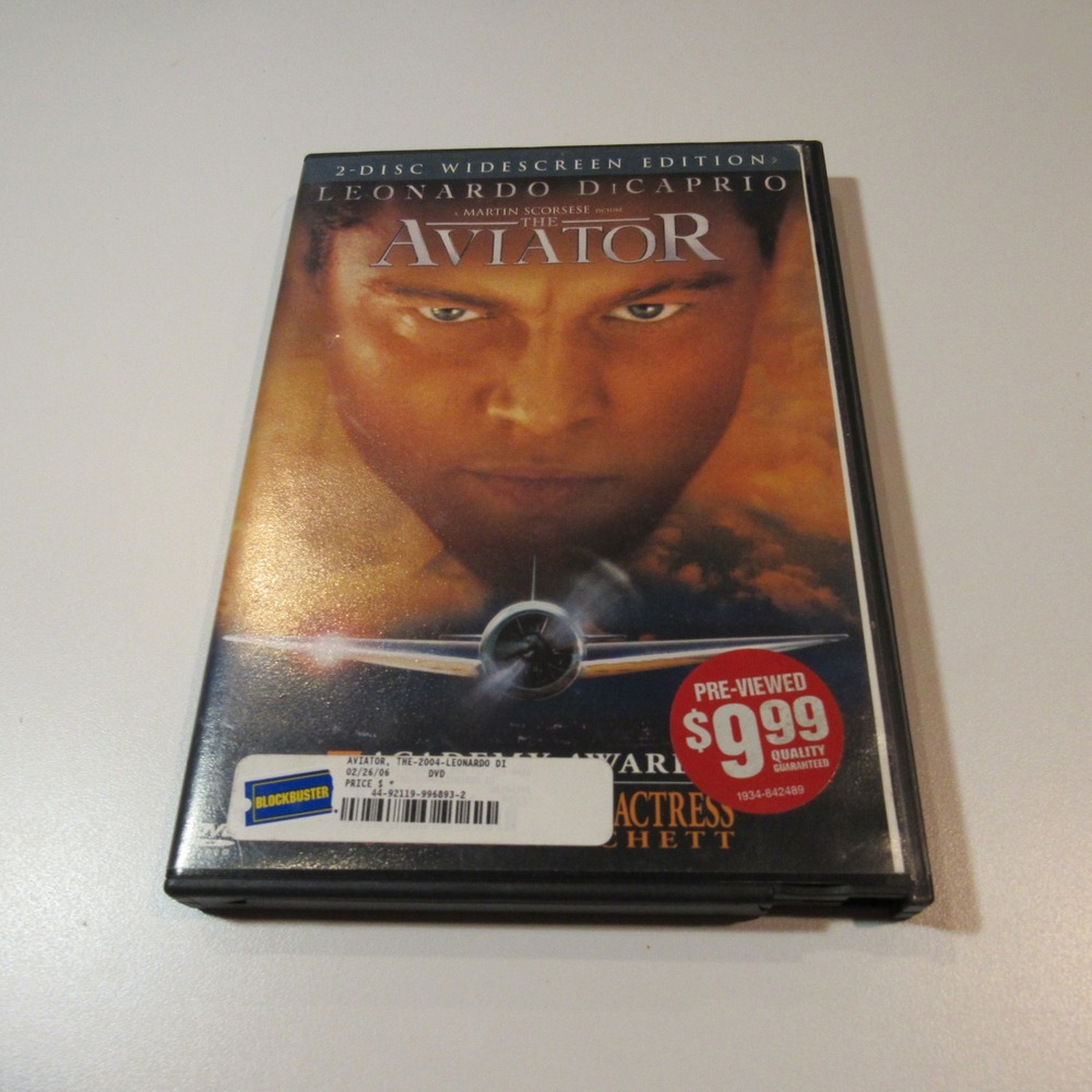 The Aviator DVD Leonardo DiCaprio Martin Scorsese 2-Disc Widescreen